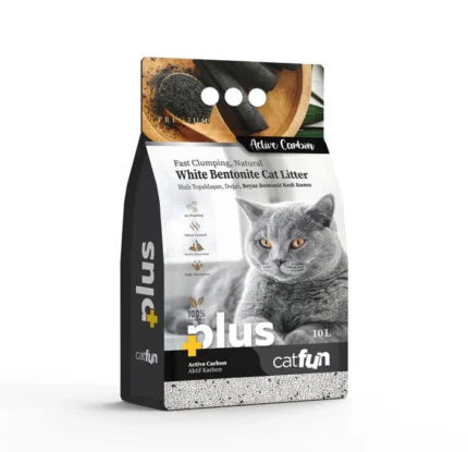 Cat Fun Plus Litter 10L(Active Carbon)