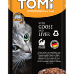 TOMi 100g sachets for cats – goose liver