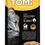 TOMi 100g sachets for cats – poultry and rabbit