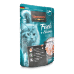 Leonardo Fish + Shrimps Adult Cat Wet Food Pouch 85g