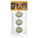 Orgo Rawhide Donuts For Dog Dental Oral Care 3 PC Small
