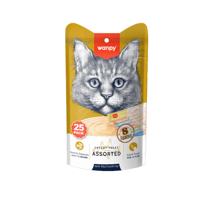 Wanpy 25 Pack Creamy Treat - Assorted - Image 1