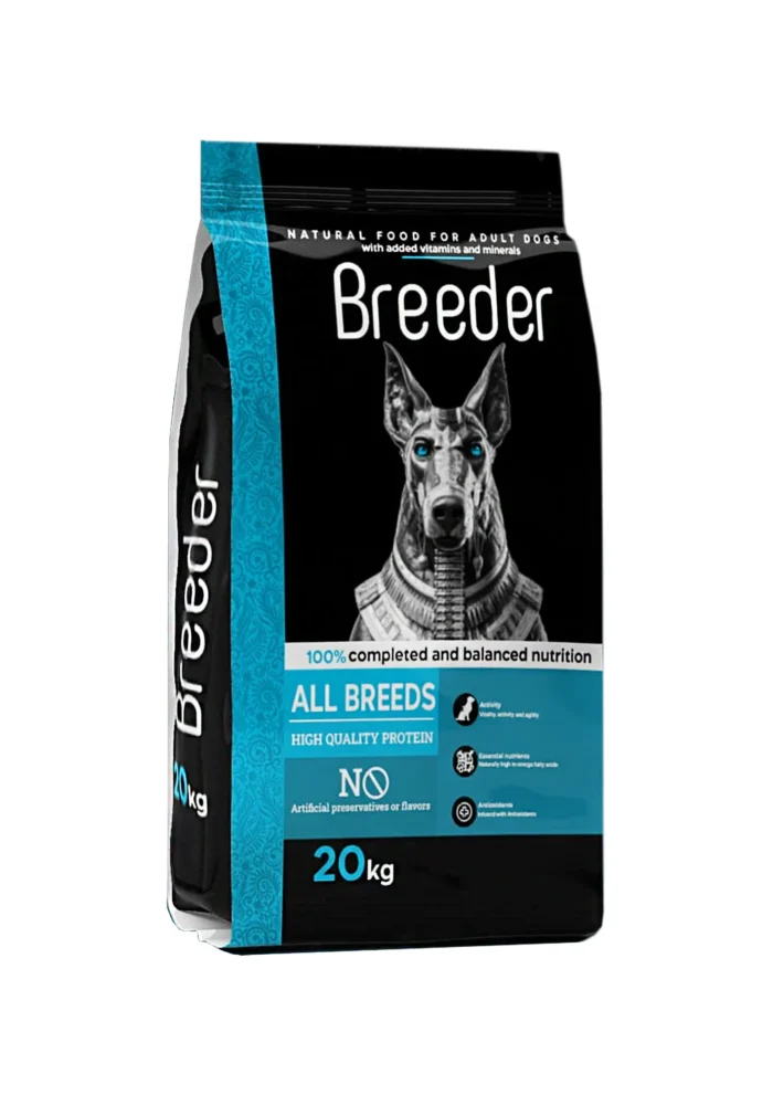 Breeder Natural dry Food For Adult Dog 20Kg - Image 1