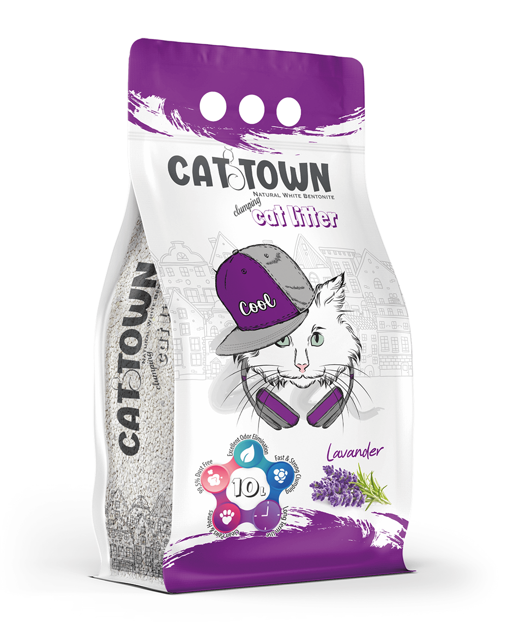 cattown-10lt-lavender Cat Town Lavender Scented 10L - Image 1