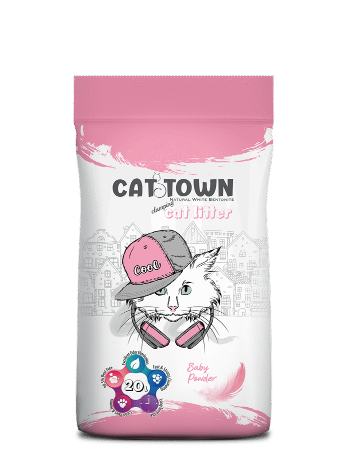 Cat Town Baby Powder Scented 20L - Image 1