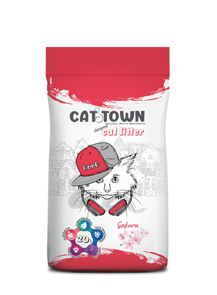 Cat Town Sakura Scented 20L - Image 1
