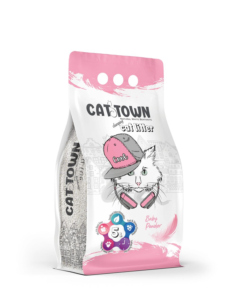 cattown-5lt-baby-powder Cat Town Baby Powder Scented 5L - Image 1