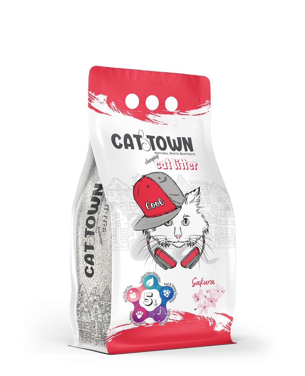 cattown-5lt-sakura Cat Town Sakura Scented 5L - Image 1