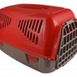 Red and Gray Pet Carrier