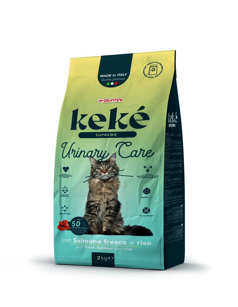 photo_6017344371512429445_y Keke Supreme Urinary Care Adult Cat Dry Food with Fresh Salmon & Rice 2Kg - Image 1