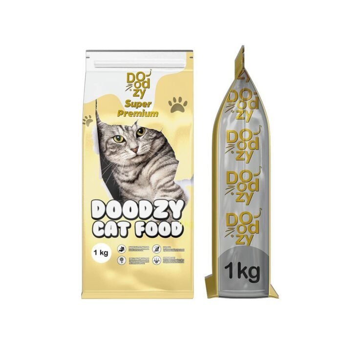 Doodzy Super Premium Dry Food for Adult Cats 1kg - Image 1