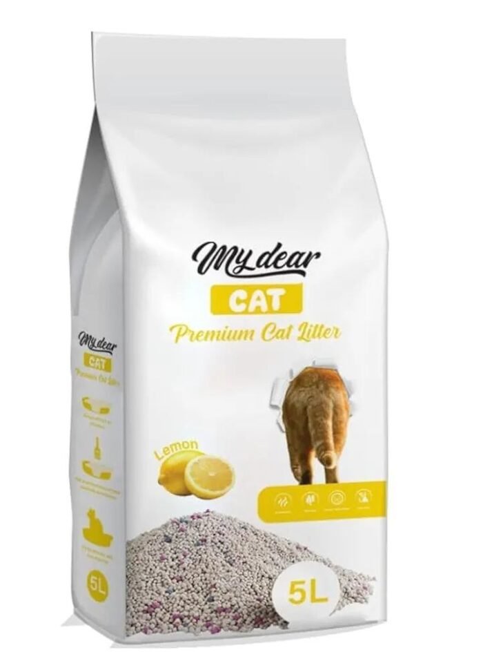 My Dear Cat Premium Cat Litter ( lemon ) 5L - Image 1
