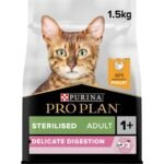 PURINA PRO PLAN Sterilised Adult 1+ year Rich in Chicken Dry Cat Food - 1.5 KG