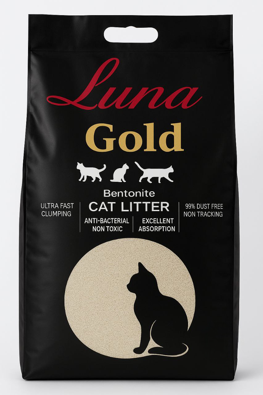photo_6028427946936616599_y-Photoroom Luna Gold Bentonite Cat Litter (Rose) 10L - Image 1