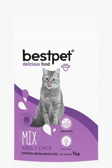 Bestpet Delicious Food – Mix for Adult Cats (1kg)