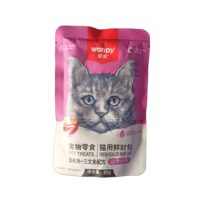 Wanpy with tuna and salmon 80g - Image 1