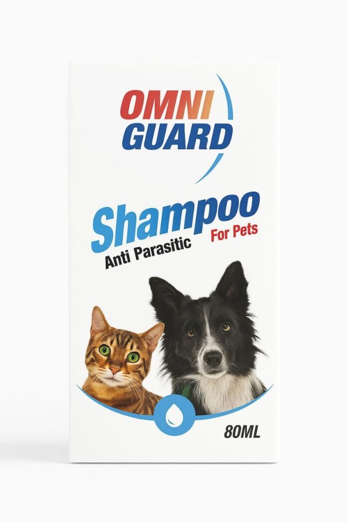 Omni Guard Antiparasitic Pet Shampoo 80ml - Image 1