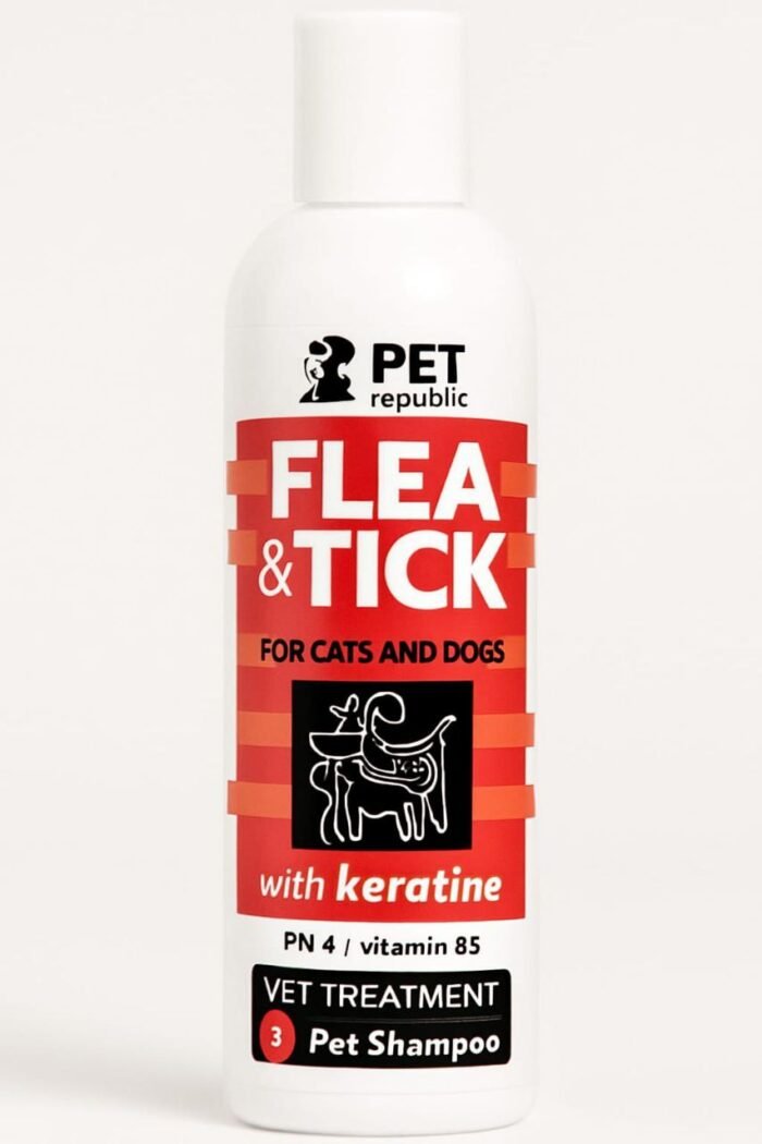 Flea & Tick Shampoo - Keratin - Image 1