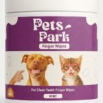 Pets Park Pet Clean Teeth Finger Wipes, Mint flavored