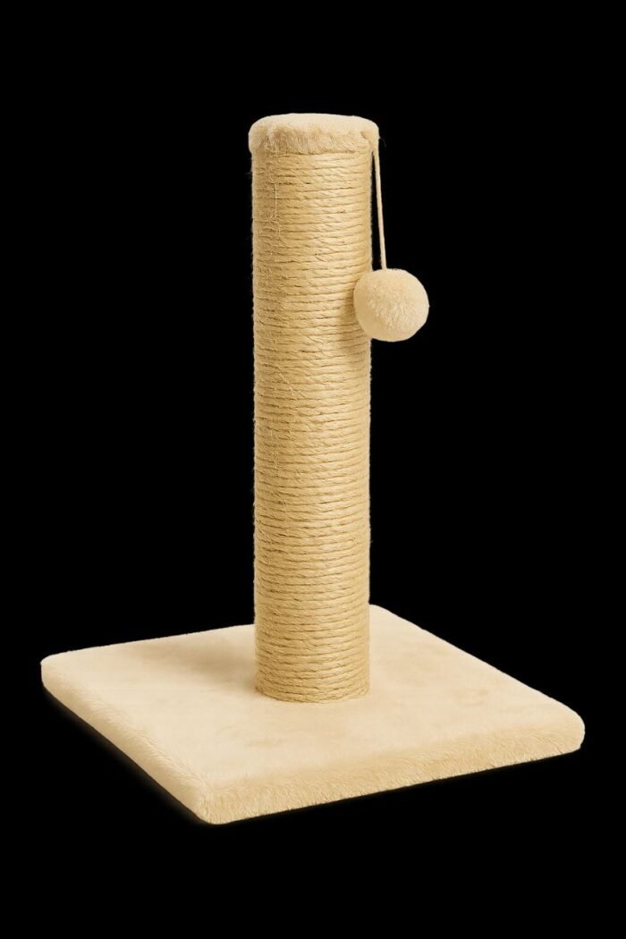 Beige Cat Scratching Post - Image 1