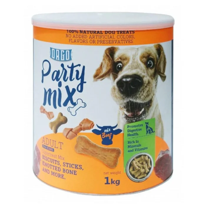 Orgo Party Mix - Beef 1 kg - Image 1
