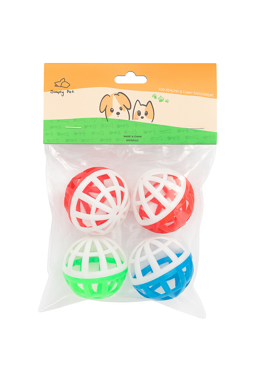ChatGPT Image Aug 10, 2025, 02_37_28 PM Set of 4 Plastic Ball Toys - Image 1