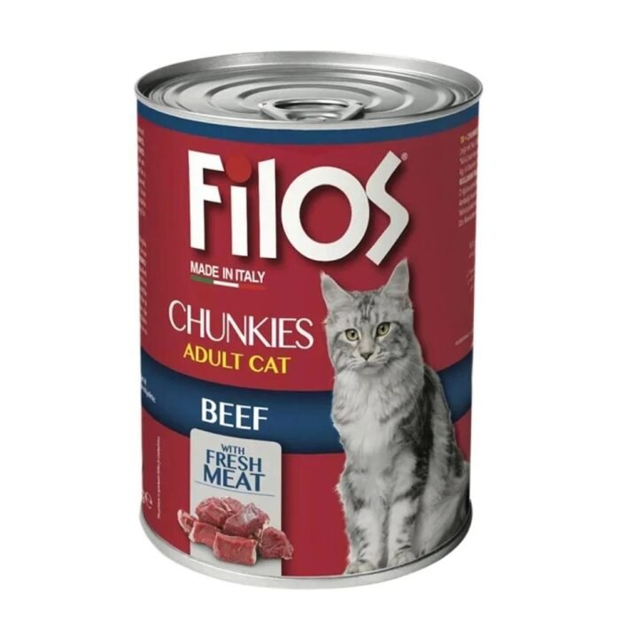 Filos Chunkies Adult Cat – Beef - Image 1
