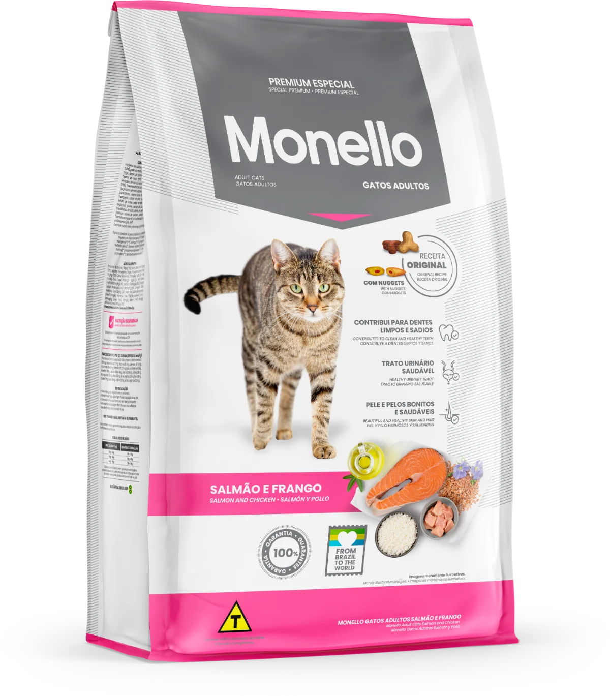 zPLVc2WkH4Jn Monello Adult Cats – Salmon & Chicken 1KG - Image 1