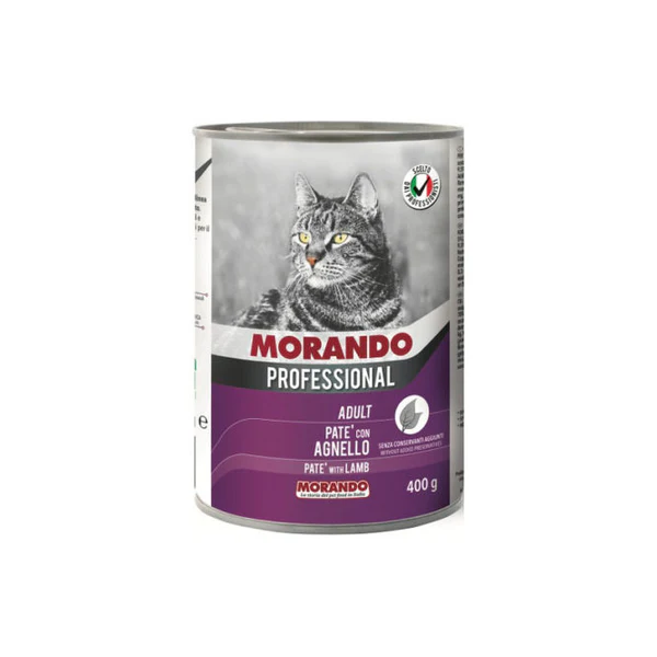 morando-professional-9466-6039762-1-666x666 (1) Morando cat pate With Lamb 400g - Image 1