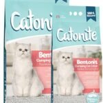 Catonite Anti-Bacterial & Dust Fast Clumping Cat Litter with Fresh Scents Made with Bentonite 10L