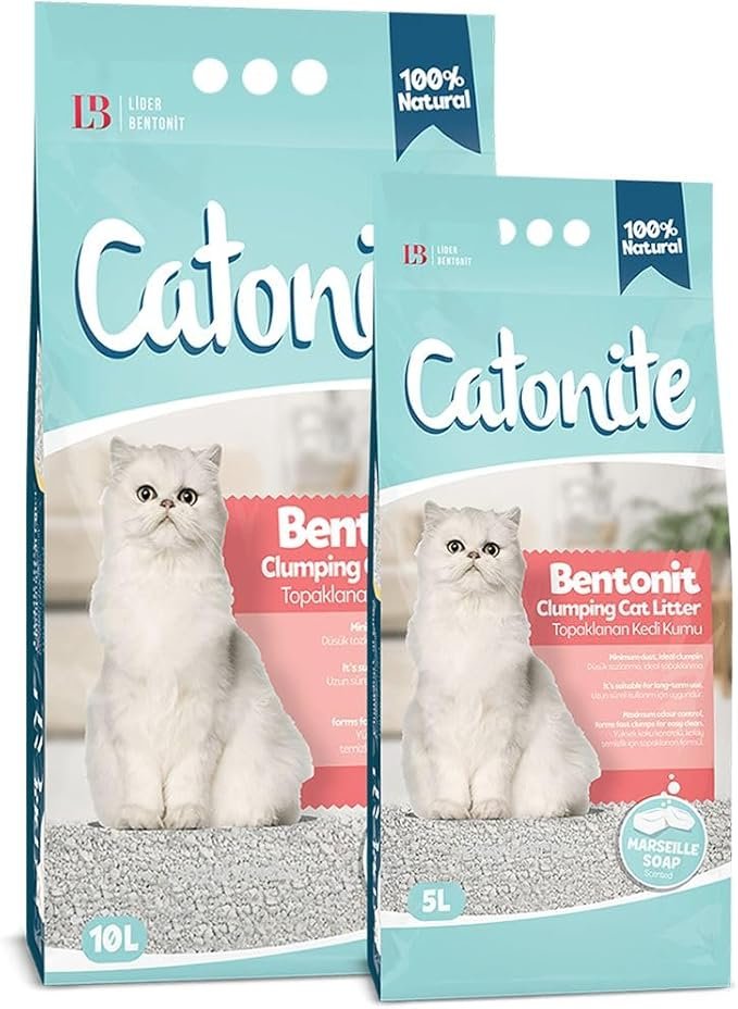 6193-AGXQmL._AC_SX679_ Catonite Anti-Bacterial & Dust Fast Clumping Cat Litter with Fresh Scents Made with Bentonite 5L - Image 1