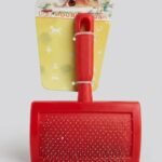 pet slicker brush red
