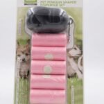 pet penguin shaped dispenser set 5pcs