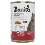 Bonita Beef-Flavored Cat Cans 400g